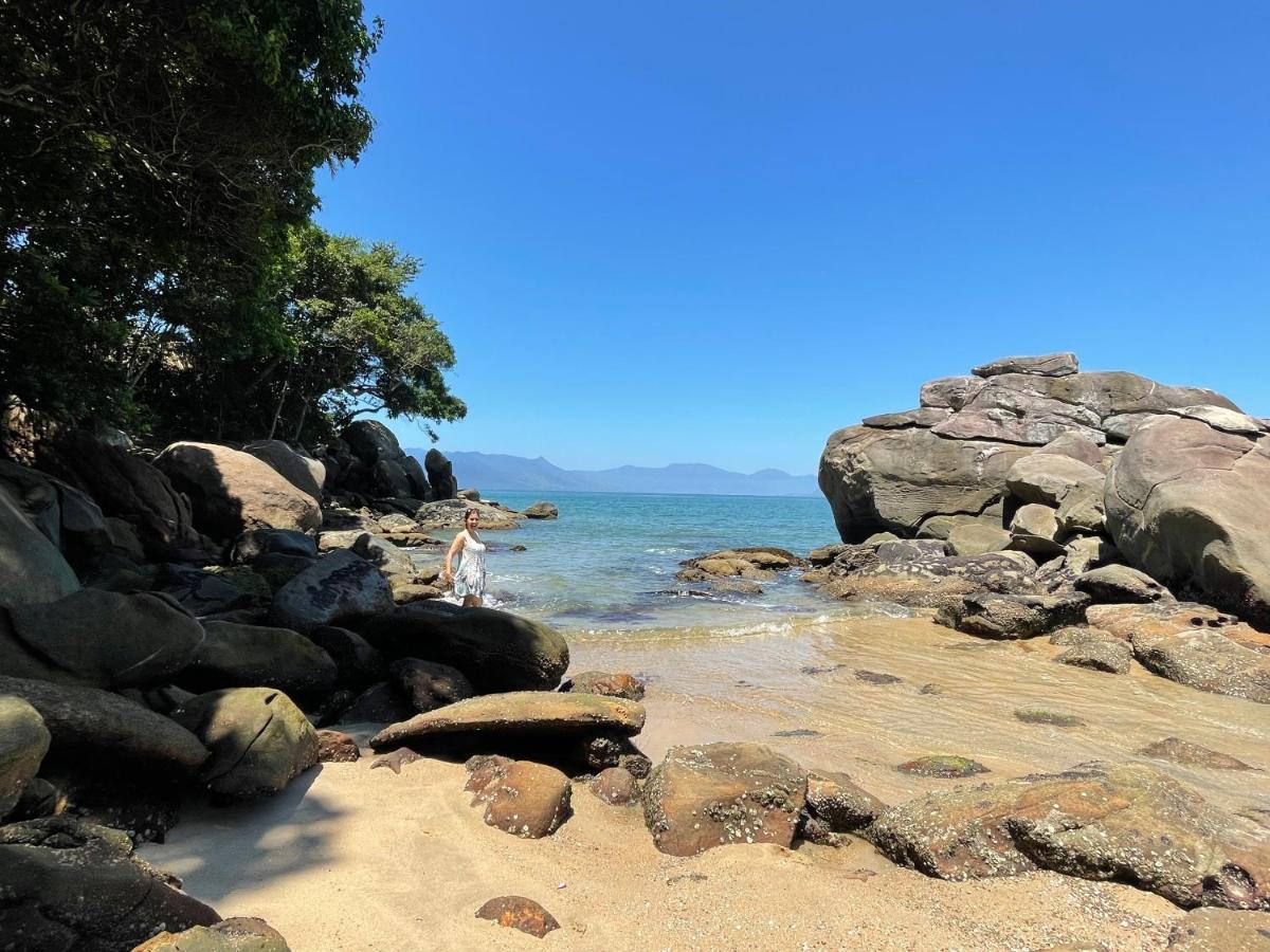 Linda Cobertura Duplex, Pe Na Areia,Vista Linda. Lägenhet Caraguatatuba Exteriör bild