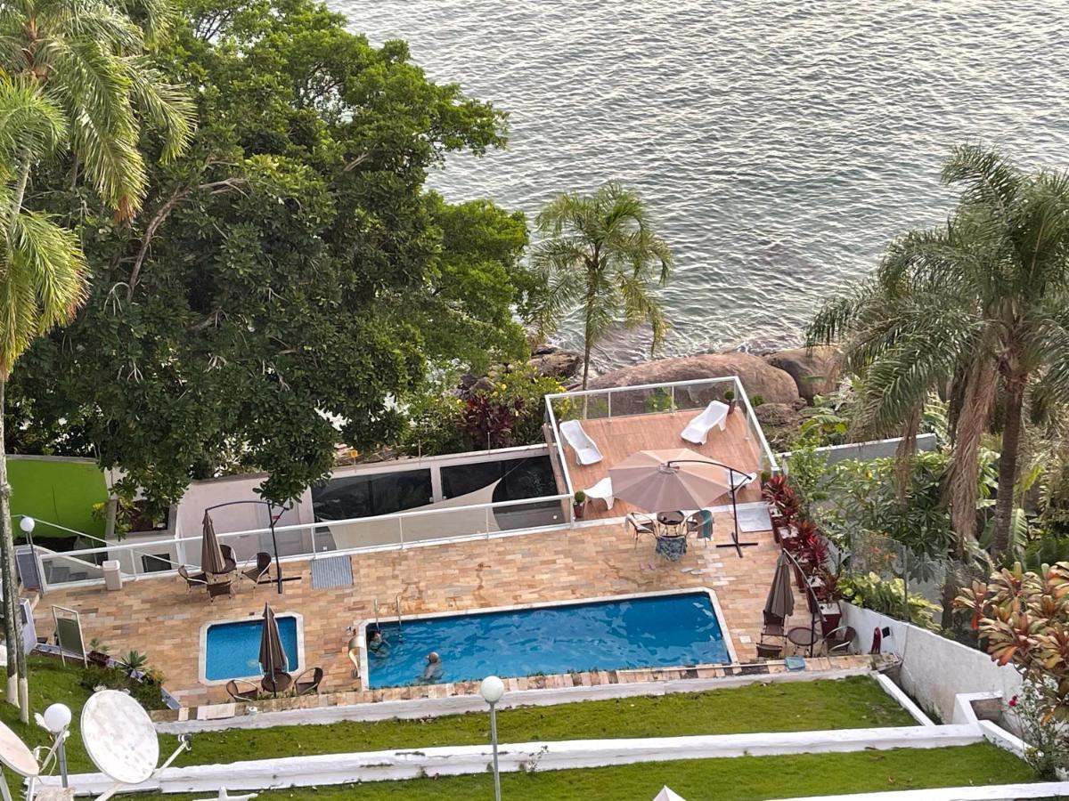 Linda Cobertura Duplex, Pe Na Areia,Vista Linda. Lägenhet Caraguatatuba Exteriör bild