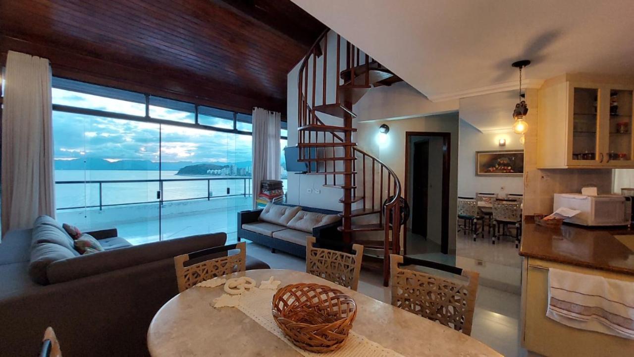 Linda Cobertura Duplex, Pe Na Areia,Vista Linda. Lägenhet Caraguatatuba Exteriör bild