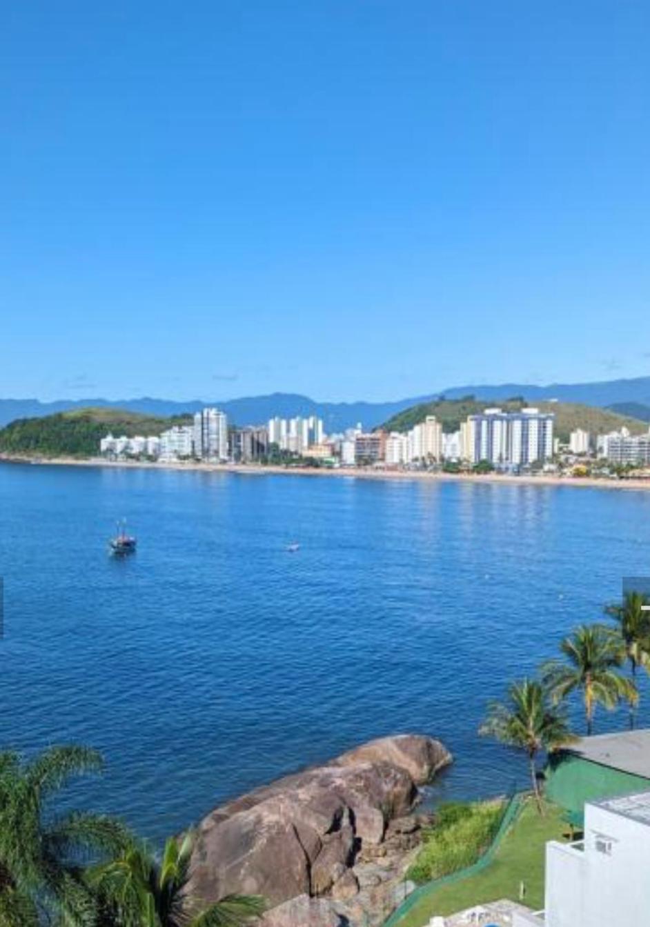 Linda Cobertura Duplex, Pe Na Areia,Vista Linda. Lägenhet Caraguatatuba Exteriör bild