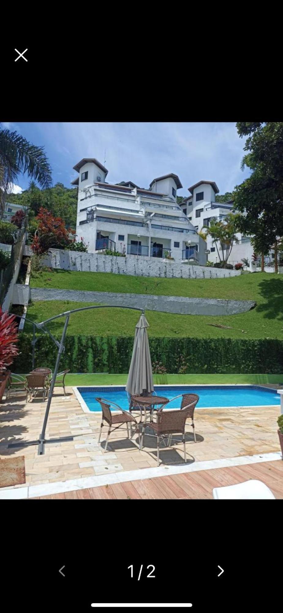 Linda Cobertura Duplex, Pe Na Areia,Vista Linda. Lägenhet Caraguatatuba Exteriör bild