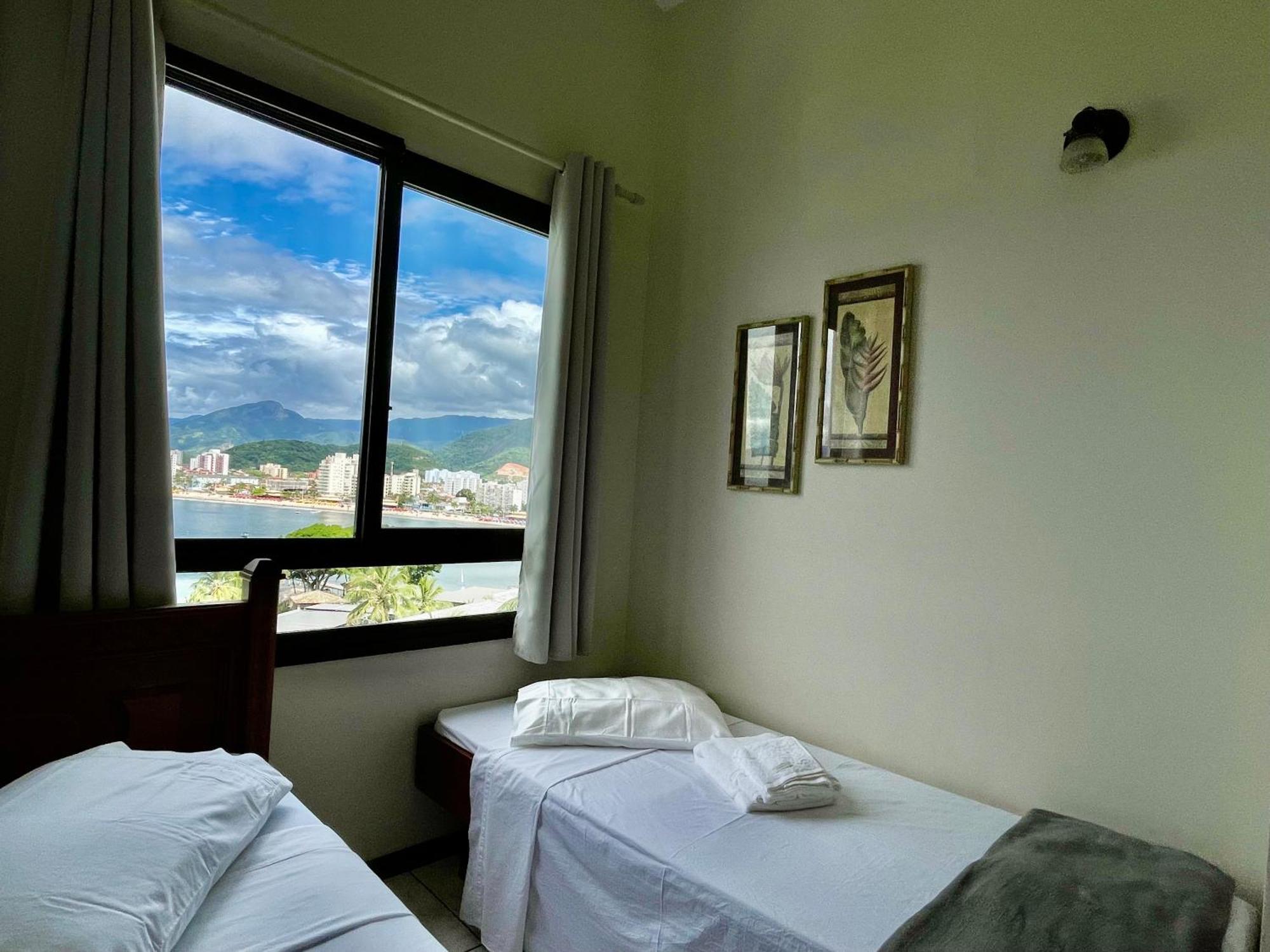 Linda Cobertura Duplex, Pe Na Areia,Vista Linda. Lägenhet Caraguatatuba Exteriör bild